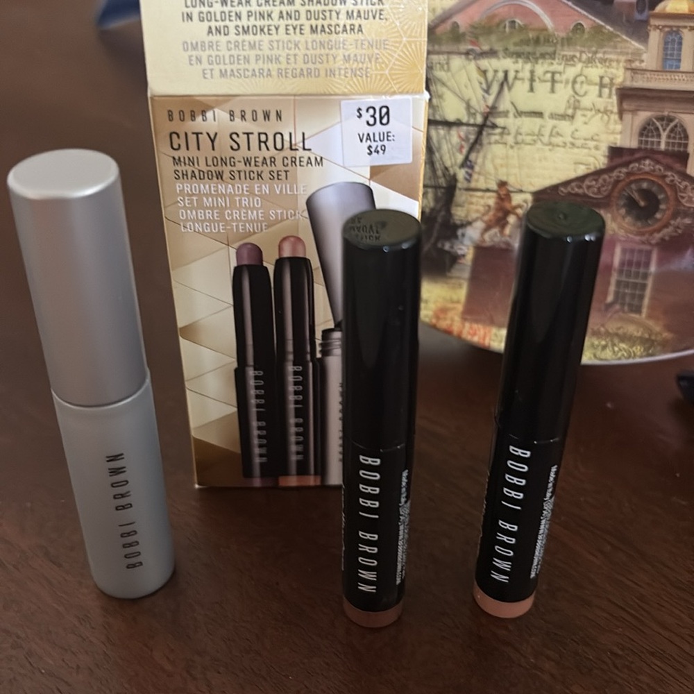 Bobbi Brown City Stroll Mini Long Wear Cream Shadow Stick Set new in box - Picture 4 of 4